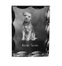 Border Terrier ramka kryształowa z psem Art-Dog