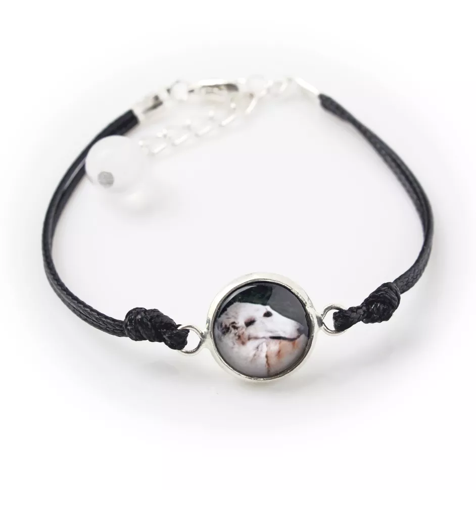 Barzoi, Levrier De Chasse Russe, Lévrier russe - bracelet avec votre photo faite à la main, bijoux unique de la marque Art-Dog