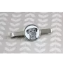 Border Terrier spinka do krawatu z psem Art-Dog