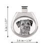 Border Terrier zawieszka naszyjnik z psem Art-Dog