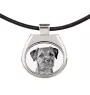 Border Terrier zawieszka naszyjnik z psem Art-Dog