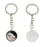 Borzoi, Russian Hunting Sighthound, Russian Wolfhound - keychain in a box, own photo, keychain pendant from Art-Dog brand