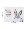 Terrier de Boston, Boston Terrier - tapis de souris personnalisé avec impression, tapis de souris personnalisé avec chien, accessoire unique pour employé de bureau de la marque Art-Dog