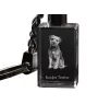 Border Terrier - Crystal key ring with dog photo, illuminated key ring, unique gift by Art-Dog brand