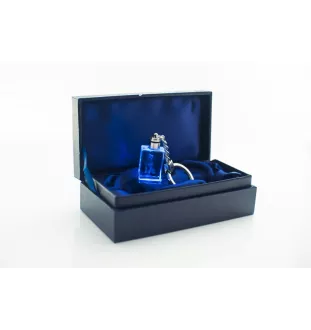 Border Terrier - Schlüsselanhänger aus Kristall mit Hundefoto, beleuchteter Schlüsselanhänger, einzigartiges Geschenk der Marke Art-Dog