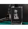 Border Terrier - Crystal key ring with dog photo, illuminated key ring, unique gift by Art-Dog brand
