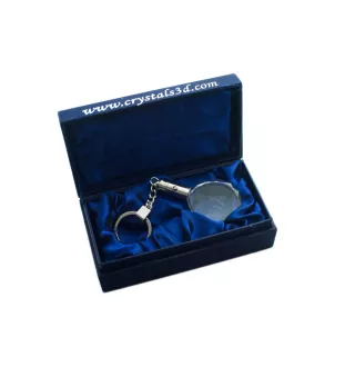 Border Terrier brelok do kluczy owalny z koniem Art-Dog