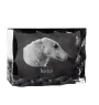Borzoi, Russian Hunting Sighthound, Russian Wolfhound - crystal with a picture of a dog, glass statuette with a picture, unique frame with a picture from Art-Dog brand