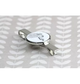 Barsoi, Russischer Jagdwindhund, Barzaia - Krawattenklammer mit Hund, personalisierter Krawattenclip, einzigartiges Geschenk für Männer von der Marke Art-Dog