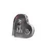 Border Terrier - crystal clock with a dog picture, heart-shaped shelf clock, personalized standing clock by Art-Dog brand