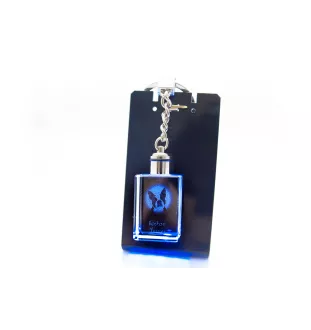 Terrier de Boston, Boston Terrier - Porte-clés en cristal avec photo de chien, porte-clés lumineux, cadeau unique de la marque Art-Dog