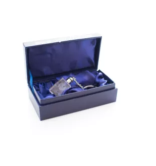 Terrier de Boston, Boston Terrier - Porte-clés en cristal avec photo de chien, porte-clés lumineux, cadeau unique de la marque Art-Dog