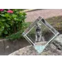 Border Terrier - crystal cube with a photo, photo of a horse in crystal, cubic paperweight from Art-Dog brand