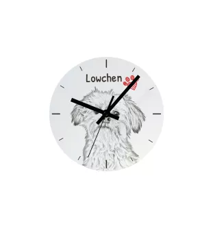 Borzoi, Russian Hunting Sighthound, Russian Wolfhound - wall clock with a dog, shelf clock with a print, personalized home decoration from the Art-Dog brand