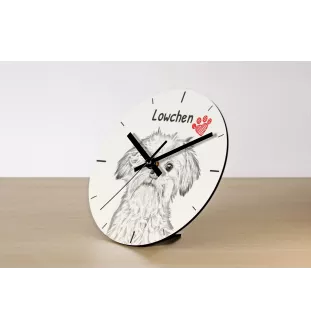 Borzoi, Russian Hunting Sighthound, Russian Wolfhound - wall clock with a dog, shelf clock with a print, personalized home decoration from the Art-Dog brand