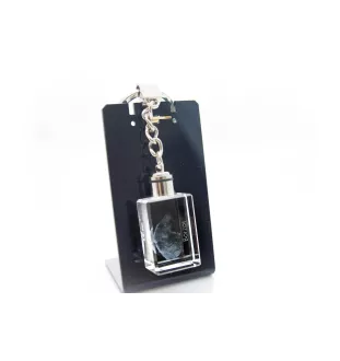 Barzoi, Levrier De Chasse Russe, Lévrier russe - Porte-clés en cristal avec photo de chien, porte-clés lumineux, cadeau unique de la marque Art-Dog