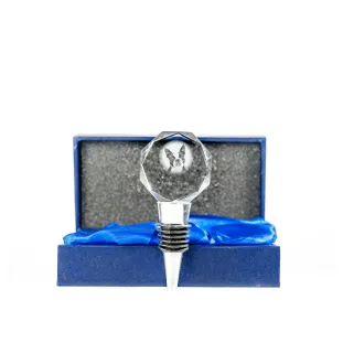 Boston Terrier - Flaschenverschluss, Weinverschluss aus Kristall mit Foto, personalisiertes Geschenk für Barkeeper der Marke Art-Dog