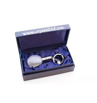 Chart rosyjski borzoj brelok do kluczy owalny z koniem Art-Dog