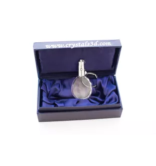 Borzoi, Russian Hunting Sighthound, Russian Wolfhound - pendant with a photo of a dog, crystal key ring in a gift box, a unique gift by Art-Dog