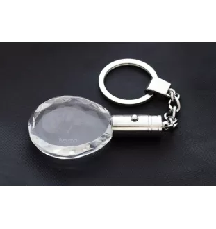 Borzoi, Russian Hunting Sighthound, Russian Wolfhound - pendant with a photo of a dog, crystal key ring in a gift box, a unique gift by Art-Dog