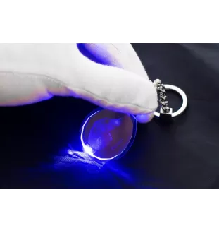 Borzoi, Russian Hunting Sighthound, Russian Wolfhound - pendant with a photo of a dog, crystal key ring in a gift box, a unique gift by Art-Dog