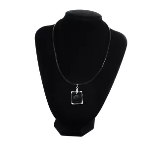 Borzoi, Russian Hunting Sighthound, Russian Wolfhound - Crystal dog pendant, photo necklace, unique jewellery by Art-Dog