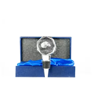 Barsoi, Russischer Jagdwindhund, Barzaia - Flaschenverschluss, Weinverschluss aus Kristall mit Foto, personalisiertes Geschenk für Barkeeper der Marke Art-Dog