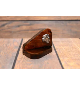 Border Terrier - Holzkerzenhalter mit Hund, Teelichthalter, Gedenkstätte für den Hund der Marke Art-Dog