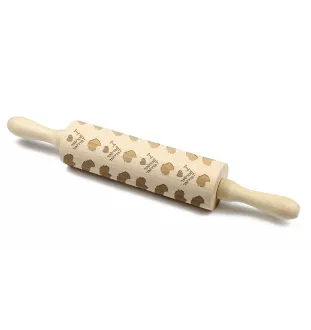 Border Terrier - patterned rolling pin with a dog, rolling pin for dough and ceramics, a gift for a pastry chef from the Art-Dog brand