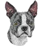 Boston Terrier pies haftowany Art-Dog