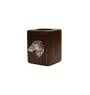 Borzoi, Russian Hunting Sighthound, Russian Wolfhound - wooden candle holder with a dog, a unique souvenir after losing a dog, a handicraft from the Art-Dog brand