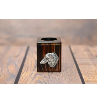 Chart rosyjski borzoj świecznik kwadratowy Art-Dog