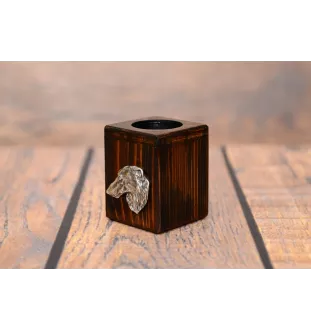 Chart rosyjski borzoj świecznik kwadratowy Art-Dog