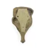 Border Terrier - door knocker in the shape of a dog's head, brass knocker, retro door decoration by Art-Dog brand