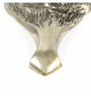 Border Terrier - heurtoir de porte en forme de tête de chien, heurtoir en laiton, décoration rétro de porte de la marque Art-Dog