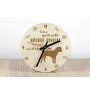 Border Terrier - clock with a dog, wooden clock, wall clock for dog lovers, clock for desk and shelf, Art-Dog