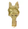 Terrier de Boston, Boston Terrier - broche avec pince, support doré pour numéro de départ, élégante épingle pour exposition de chiens de la marque Art-Dog