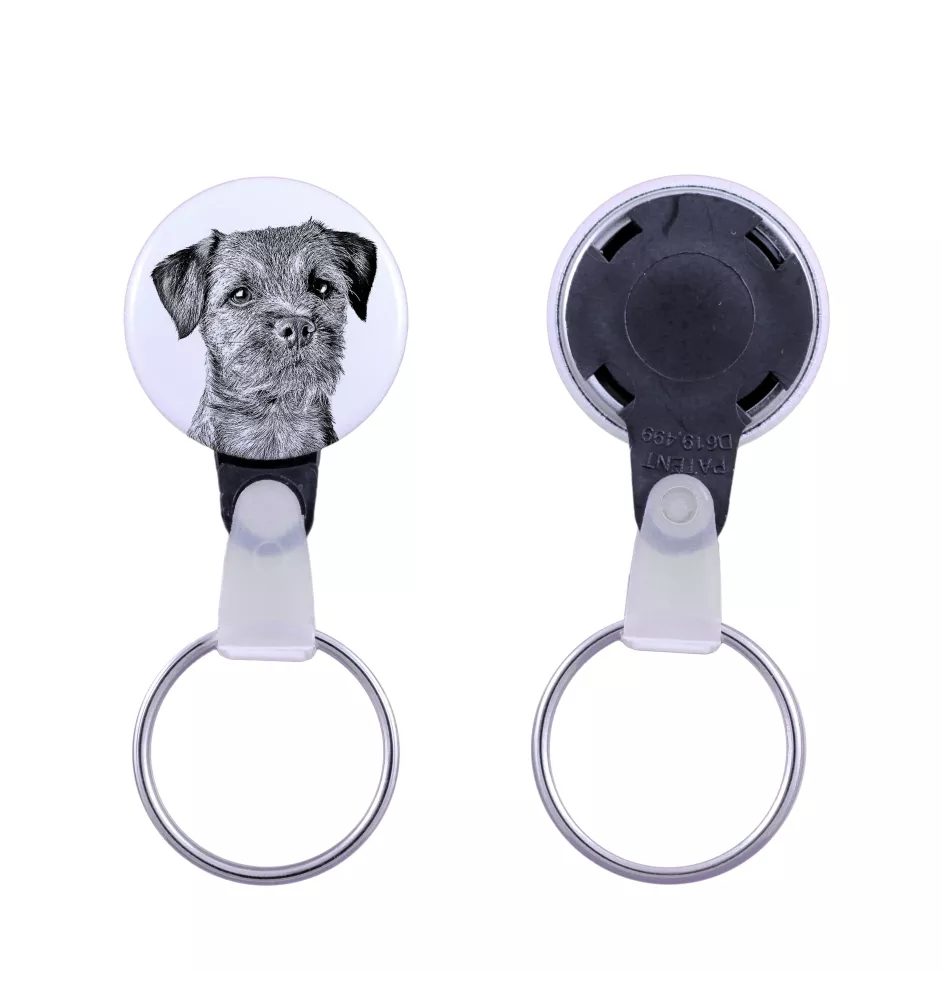 Border Terrier - porte-clés avec l'image d'un chien, pendentif avec la propre graphique de la marque Art-Dog