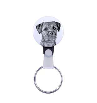 Border Terrier - porte-clés avec l'image d'un chien, pendentif avec la propre graphique de la marque Art-Dog