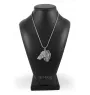 Barzoi, Levrier De Chasse Russe, Lévrier russe - un collier avec un chien, un pendentif de chien sur une chaîne en argent, un bijou unique de la marque Art-Dog