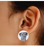 Border Terrier - unique dog earrings, your pet on a keychain, Art-Dog's own brand
