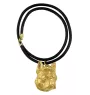 Boston Terrier, American Gentleman - keychain and necklace with a dog in a box, high-quality gold-plated product, Art-Dog brand