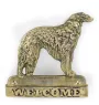 Borzoi, Russian Hunting Sighthound, Russian Wolfhound - a door sign with a dog, a brass welcome plaque, a unique sign with the inscription Welcome from the Art-Dog brand
