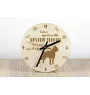 Terrier de Boston, Boston Terrier - horloge avec chien, horloge en bois, horloge murale pour les amoureux des chiens, horloge de bureau et étagère, Art-Dog