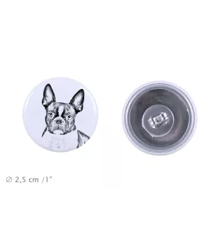 Boston Terrier kolczyki z psem mały Art-Dog