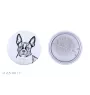 Boston Terrier - Anstecknadel mit Ihrem Hund, fügen Sie Ihr eigenes Foto hinzu, Marke Art-Dog