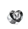 Terrier de Boston, Boston Terrier - une photo de chien dans un cristal, un cœur en cristal, un cadre photo exceptionnel de la marque Art-Dog