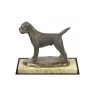 Border Terrier statuetka na piaskowym kamieniu Art-Dog