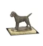 Border Terrier - Hundestatue, Hundesilhouettefigur, Trophäe für die Hundeausstellung der Marke Art-Dog
