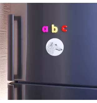 Borzoi, Russian Hunting Sighthound, Russian Wolfhound - magnet with a dog's pupil, exceptionally light, strong magnet, handmade product by the Art-Dog brand